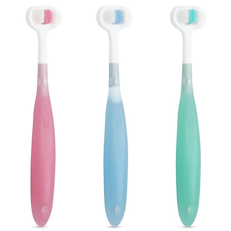Triple Sided Toothbrush